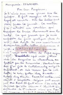 Lago da Marquèrie — vista panorâmica — editor não identificado, número de série não visível — Verso