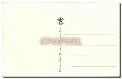 Bonsecours — Bazylika z boku — Wydawnictwo Beige, Bruksela — Rewers