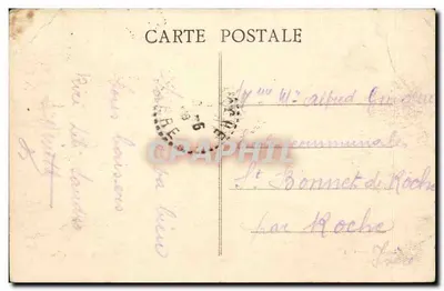 Toulon — Bord de Mer — Efeito de ondas — Edit. Moussouil — Verso