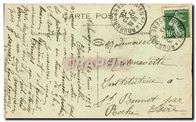 Dijon — Poort van de Kerk van Notre-Dame — Onbekende uitgever, n° 4 — Achterkant