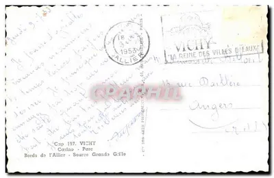 Vichy — Pamiątka z Vichy — Cap 197 — Rewers