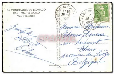 Monte-Carlo — Widok ogółem — Wydawnictwo "MAR" — Rewers