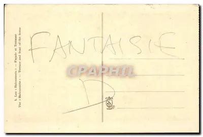 «Buissonnets» — Fasada i taras — n°4 — Rewers