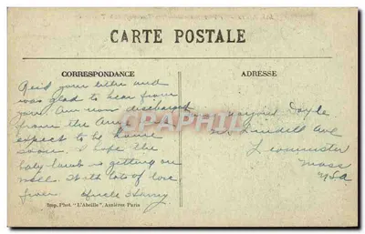 Paris — O Ponte Alexandre III, a Torre Eiffel e o Trocadéro — Imp. Phot. 'L'Abellie', Asnières — Verso