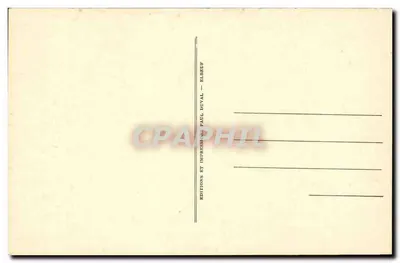 Foresta di Fontainebleau — vista forestale — Edizione del Museo dell'Auberge Ganne a Barbizon, Ed. Luniot — Verso