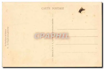 Bazylika w Lisieux — Krypta (ogólny widok) — Wydawnictwo C. B. T., Lisieux — Rewers