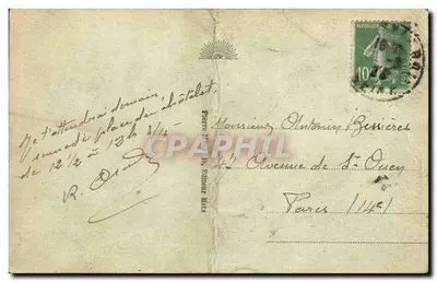 Metz — Quartier Général — wydawca Pierre Nollet, nr 54 — Rewers