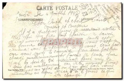 Een Kleine Oostenrijkse — Série 531 — Uitgave Chadorne, Belfort — Achterkant