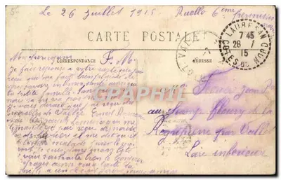 Santa Ana de Auray — estátua da Virgem e do Menino — Coleção Villard, Quimper — Verso