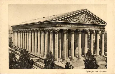 Palácio dos Congressos — Jornadas Médicas de Paris — Oferecido pelo Sr. Deschiens