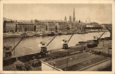 Les Quais — Rouen — Edição de Arte YVON, Rouen