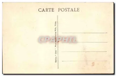 Cusset - Cachoeira da Ardoisière — Arredores de Vichy — Edição Ideal, n° 594 — Verso