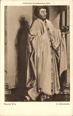 São Bartolomeu — estátua de Konrad Witz — Oeffentliche Kunstsammlung Basel