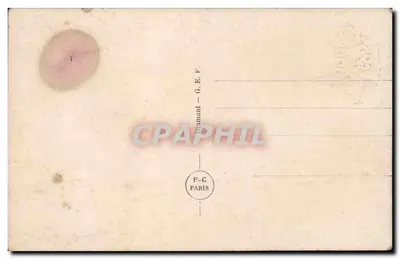 Mulher jovem sorridente — sob cerejeiras em flor — editada por P-C Paris, n° 2953 — Verso