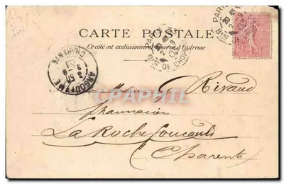 Palácio do Luxembourg — Paris — editor anônimo, n° 72 — Verso