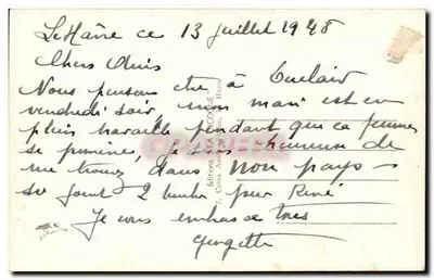 Widok ogólny na Le Havre — S.ª Adres 34-3 — Wydawnictwo Laicoone — Rewers
