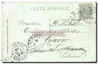 Rouen — Fontanna św. Marii — L.L. Rouen, S.C.O. M. Mechard — Rewers