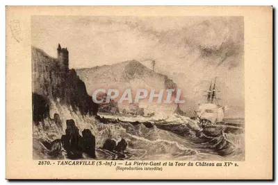 Tancarville (S.-Inf.) — A Pierre-Gant e a Torre do Castelo do XVᵉ s. — E. Melet, Harfleur
