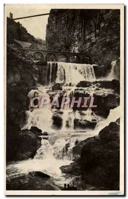 As gorges do Rhumel — Cachoeira — Edição LA GICOCNE, Argel, n° 952