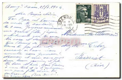 Spadzista Sorennnes — Bourg-d'Oisans — GEP n°5640.87 — Rewers