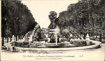Paris — Fonte Carpeaux (Jardim do Luxembourg) — A.P. n°242