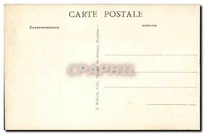 Lisieux - A Igreja de São Pedro — editor J. Nozais, Nantes, n°23 — Verso