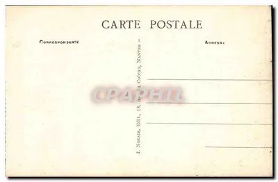 Lisieux — Porta Renascentista do Manoir de la Salamandre, rue aux Fèves — J. Nozaïs, Nantes — Verso