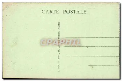 Kruisweg van Pontchâteau — 4e Station — Jezus ontmoet zijn Heiligste Moeder — Uitgever J. Noz. 18, Av. du Coteau, Nantes — Achterkant