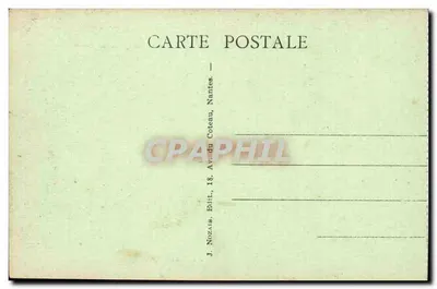 Calvário de Pontchâteau — 6ª Estação: Jesus carregando sua cruz — J. Nozais, Nantes — Verso