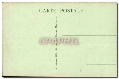 Calvário de PONTCHATEAU (IIIa Estação) — Jesus cai pela primeira vez — J. Nozaïs, Nantes — Verso
