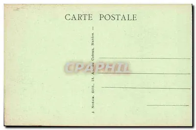 Calvarium von Pontchâteau — VII. Station — Jesus fällt zum zweiten Mal — Verlag J. Nozaïs, Nantes — Rückseite