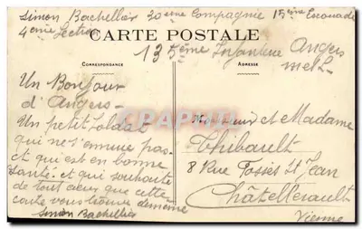 Angers - Plac Zgody i Duży Teatr — kolekcja A. Pio — Rewers