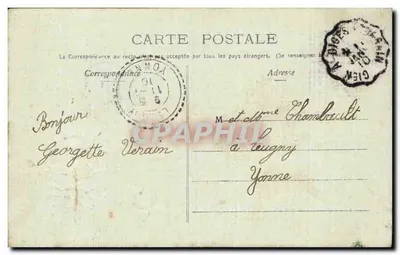 Flores azuis e trevo — Eu trago sorte — editor não visível — Verso
