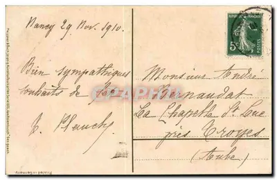 Bukiet róż — Dobre i szczęśliwe Wielkanoc — wydawca nieznany, numer serii nieczytelny — Rewers