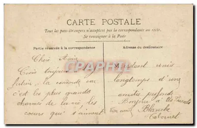 Giovane donna sorridente — 'A presto' — CIRCÉ n°4213 — Verso