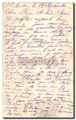 Petite fille assise sur un tronc d'arbre — roses — éditeur Souvenir affectueux n°3124 — Rewers