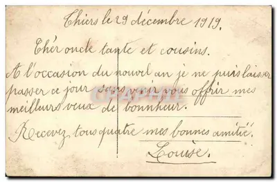 Meisje in gele jurk met een bloemengezicht — Cœuillies pour Vous — DIX 924/ji — Achterkant