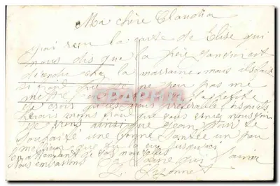Młoda kobieta w zielonej i różowej sukni — Wesołych Świąt — Piébus, nr 3003 — Rewers