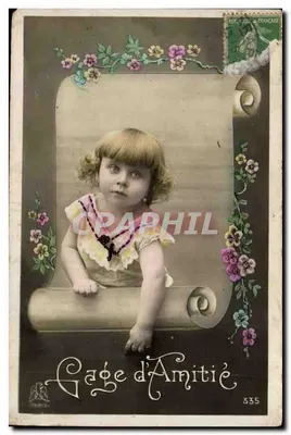 Niña — Gage d'Amitié — editor desconocido, n° 335