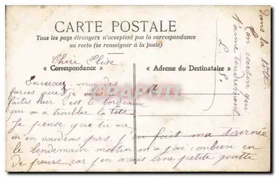 Niño con ramo de flores — Recuerdo de Amistad — editor desconocido, n° 425 — Reverso