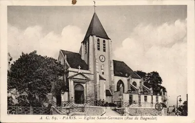 Igreja de Saint-Germain — Rue de Bagnolet — Paris — A.C. 89