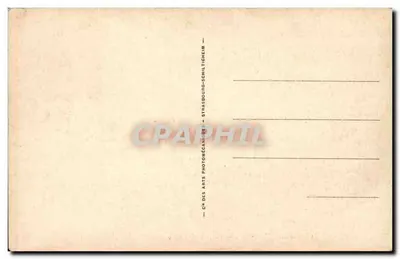 Oud Parijs — Het Grand Châtelet in de 17e eeuw — ND. — Achterkant