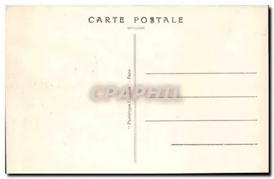 Paryż - Stare Montmartre - Rue Ste-Rustique — XVIIe siècle — Phototype F. Lainé, Paryż — Rewers