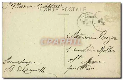 Pellevoisin (Indre) — Vista Geral — P. Bouchon, foto - Clion — Verso