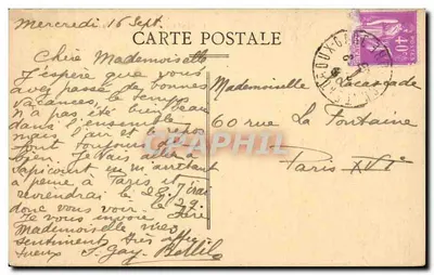 Zamek w Diors — Okolice Châteauroux (Indre) — Wyd. Georges Bonnet — Rewers
