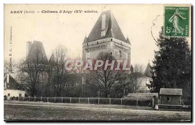 Argy (Indre) — Castelo de Argy (século XV) — Châteaurenoux
