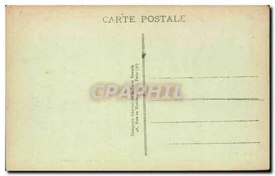 Argenton-sur-Creuse — A Escola Profissional — Um canto dos dormitórios — Edição Parrier, Argenton-sur-Creuse, n°854 — Verso