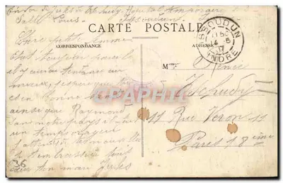 Issoudun (Indre) — Rio da Théols - A Fonte de Água — Verso