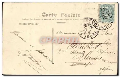 Castelo do Magnet — Nas proximidades de Châteauroux — MERS. Editor: MERS. — Verso