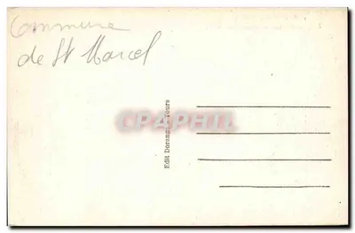 Pont-Chrétien (Indre) — A Igreja (lado Sul) e a Bouzanne — R.D. n°2 — Verso